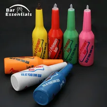 Продвижение цветные пластиковые бутылки сока чутье бармен барменная Практика Бар Паб Бутылка Вино шейкер для коктейлей