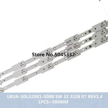 

FOR Skyworth 32E350E 32E320W 32E306C SW323228 07 1PCS=7LED LBUA-SDL320X1-S08B SW 32 3228 07 REV1.4 1PCS=580MM 1SET=3PCS