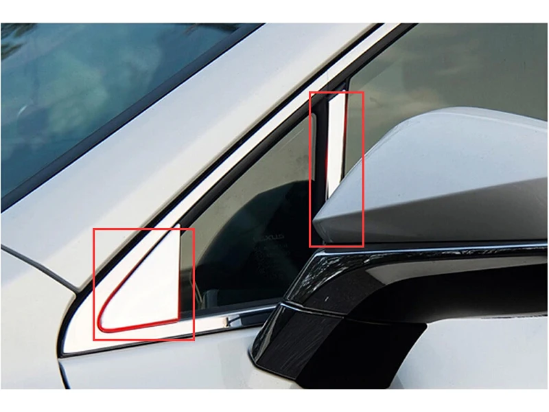 

For LEXUS NX200 NX200T NX300H 2015 Center pillar window trims Car Exterior Decoration Car-styling