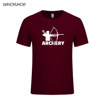 

Archery T Shirt Men Summer Fashion Short Sleeve Cotton T-Shirt Cool Archer Gift Tee Shirt Hip Hop Sporting Clothing Camisetas
