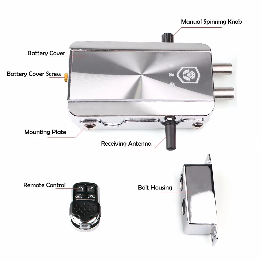 Home Door Lock Remote Control Keyless Entry Electronic Lock Smart Wireless APP Phone Control Lock Deadbolt For Hotel Apartment Home Door Lock Remote Control Keyless Entry Electronic Lock Smart Wireless APP Phone Control Lock Deadbolt For Hotel Apartment