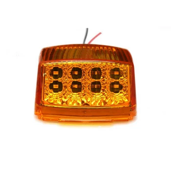 

car-styling 5 Pcs yellow Amber Lights Marker 17LED Car Roof Cab For Kenworth SUV 12V 24V