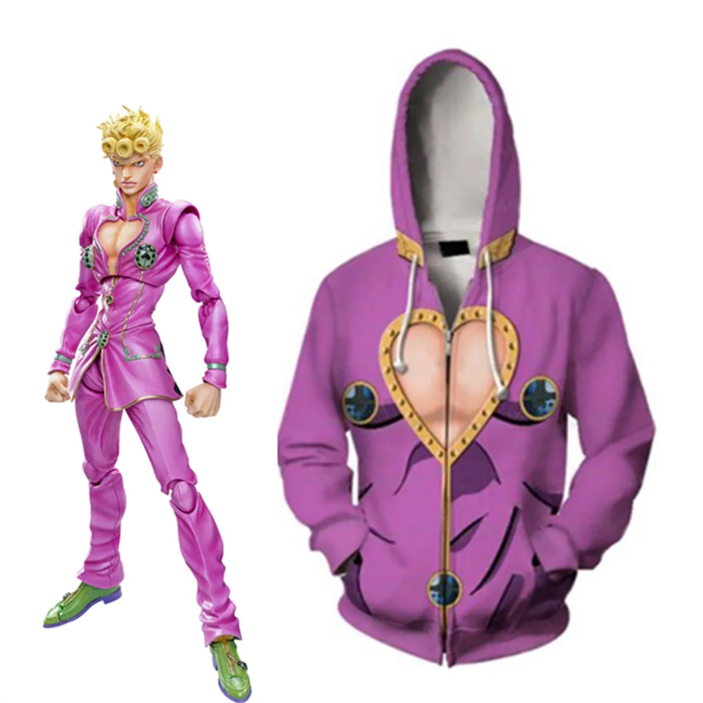 Толстовка с капюшоном и 3D принтом JOJO'S bistry ADVENTURE DIO BRANDO спортивный свитер куртка