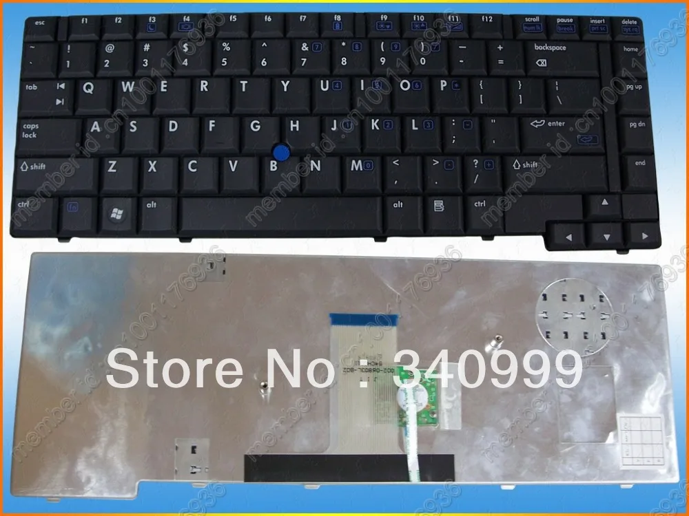 

Free Shipping new keyboard for HP/Compaq 8510 8510P 8510W 451020-001 452229-001 US with Point Stick keyboard