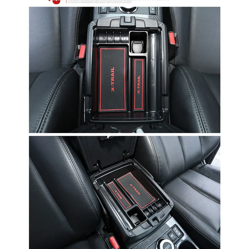 Высокое качество для Nissan X Trail T32 Rogue 2014 2015 2016 2017 черный Центральный контейнер