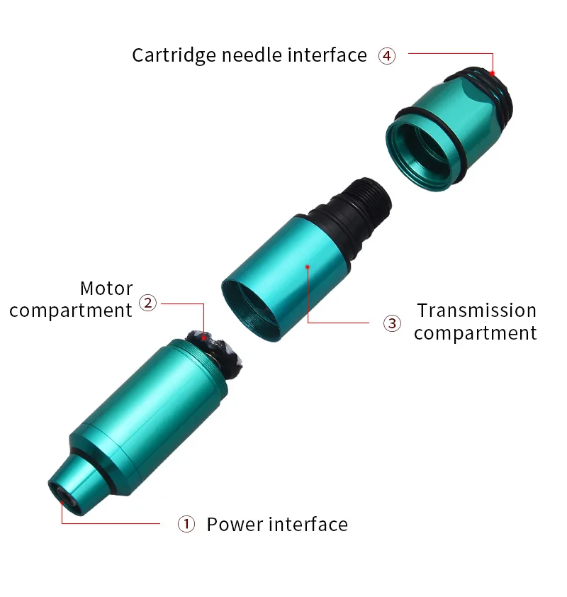 Мощная роторная тату машина Перманентный макияж иглы для швейной машины картридж импорт моторная ручка пистолет боди-арт
