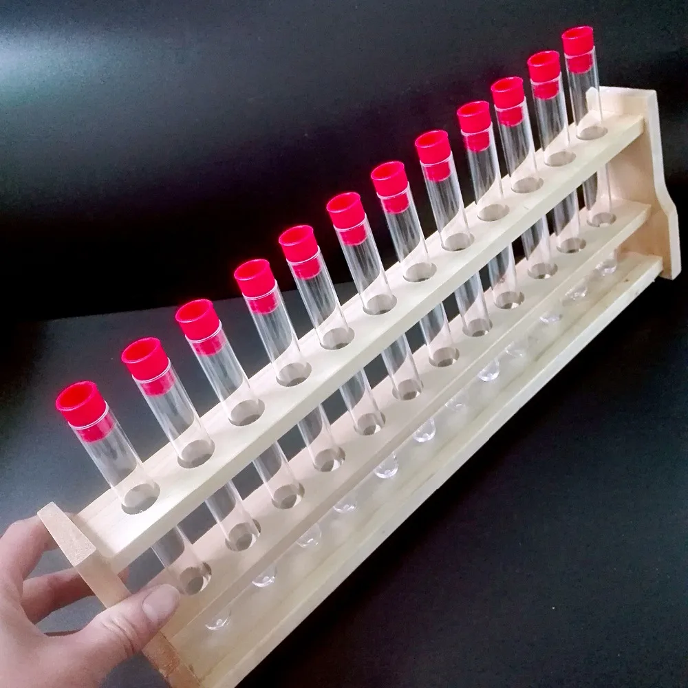 Деревянная тестовая полка Labs Premium (12) 18 мм отверстия длина 15 75 дюйма 1 шт.|test tube