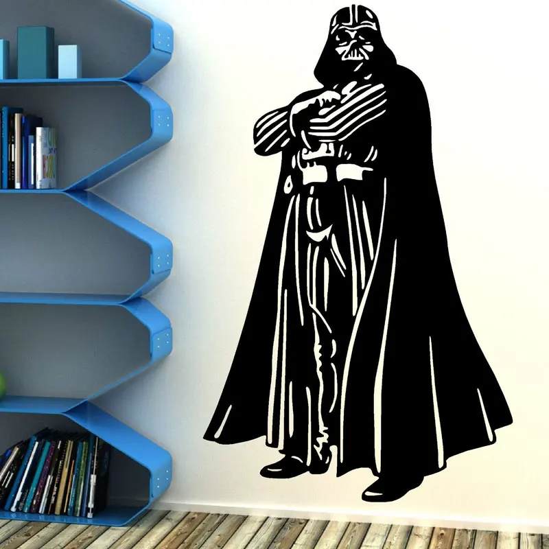 

Star Wars movie character Darth Vader Art Deco Wall Sticker Vinyl Wall Sticker Anime Movie Fans Home Decor Wall Sticker DY04