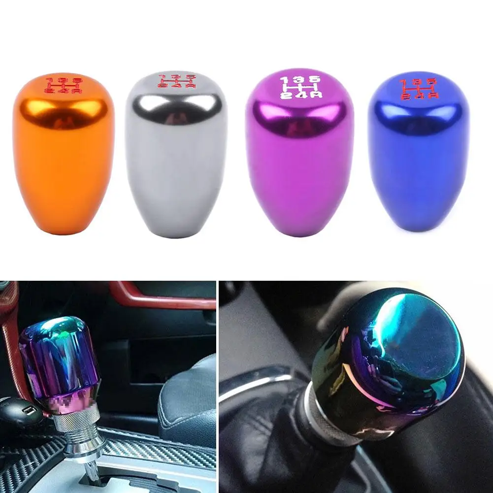 Car 5 Speed Manual Gear Shift Knob Transmission Stick Shifter Adapter