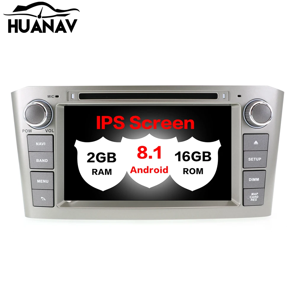 

Android 8.1 Screen Multimedia Car CD DVD Player Car GPS Navigation For Toyota Avensis 2002-2008 T250 headunit radio tape NAVI