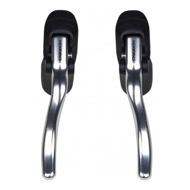 

TEKTRO RL340 320g/Pair Racer Road Bike Aluminum Aero Lever Quick Release Mechanism with Rubber Hood 23.8 & 24.2mm Handlebar