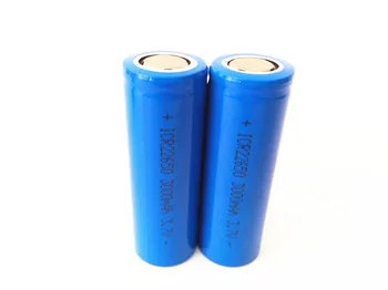 

2pcs 3.7v 22650 rechargeable lithium ion battery li-ion cell 3000MAH ICR22650 for LED flashlight torch and speaker