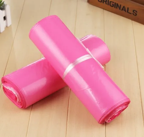 Wholesale Pink Poly PE Mailer Express Bag 28*42cm Mail Bags Love