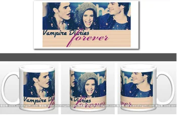 

New The Vampire Diaries Type 4 Ceramic Coffee Mug White Color Or Color Changed Cup