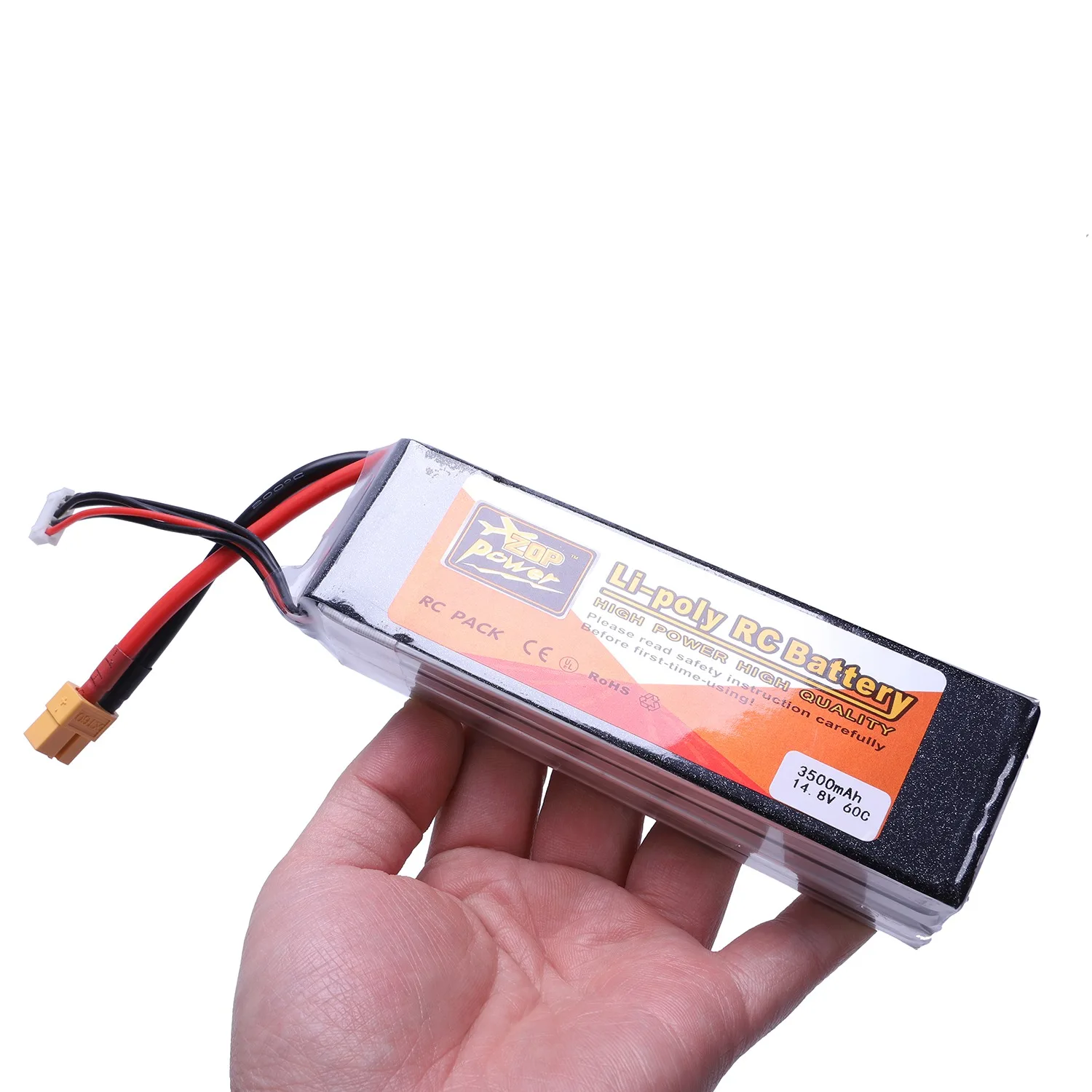 ZOP питания 14,8 V 3500 mah 4S 60C Lipo Батарея XT60 Plug