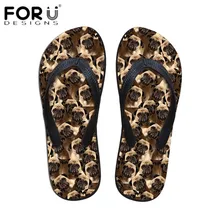 Doginthehole Спорт Босоножки Мопс собаки хаски печати Женская пляжная обувь Спортивные Тапочки шлепки Для женщин обувь кроссовки