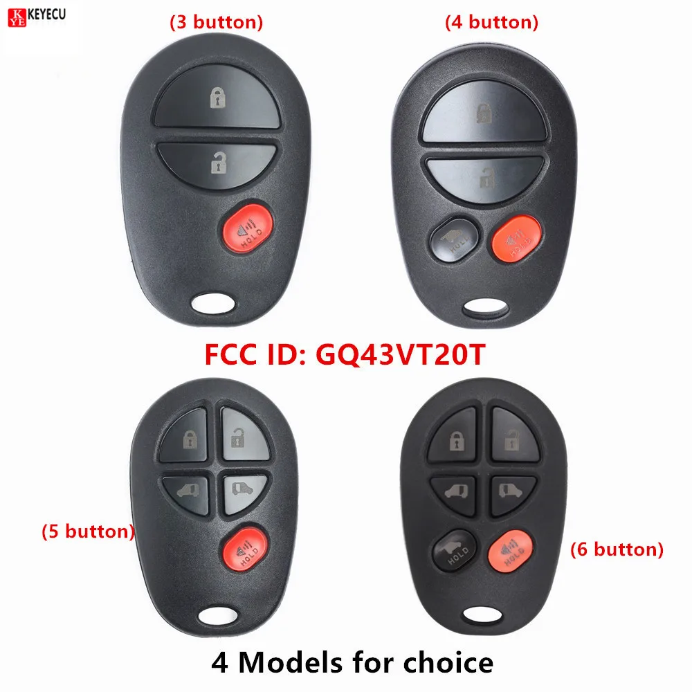 KEYECU-Replacement-Remote-Car-Key-Fob-FCC-ID-GQ43VT20T-for-TOYOTA-Sienna-2004-2005-2006-2007