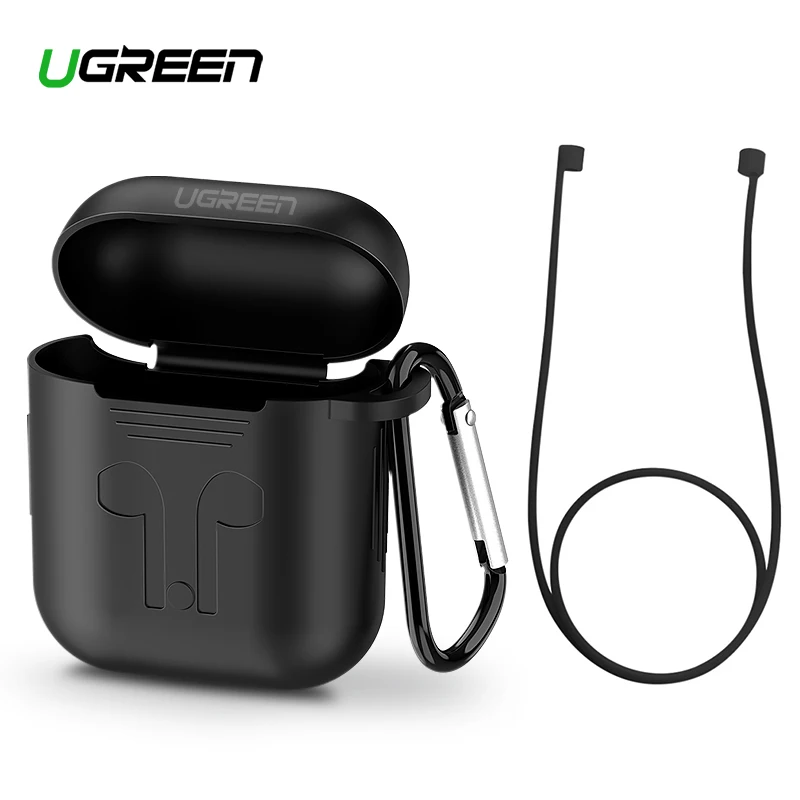 Ugreen Earphone Case For AirPods 2 1 Silicone Cover Wireless Bluetooth Headphone For Air Pods Pouch Protective For AirPod Case
