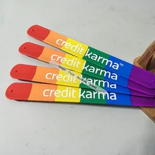 Изготовленные на заказ шлепки на силиконовых браслетах, ремешки смешивания три цвета, печатание логотипа дизайна личное для подарка вечерние партии промотирования детей