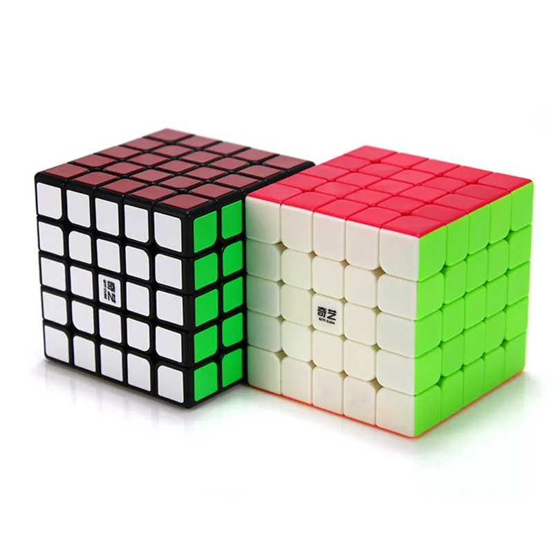 QY Cubes QiYi QiZheng S 5x5x5 Кубик Рубика для профессионалов соревнование головоломка на скорость квадратная Cubo твист подарок для Развивающие игрушки для детей