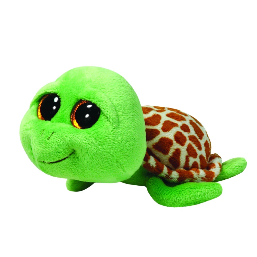 

15cm Ty Beanie Baby Collection Big Eyes 6" Zippy the Green Turtle Plush Dolls Kids Toys Children Birthday Christmas Gifts