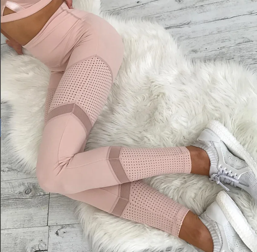 

2019 New Spring Woman Yoga Pants Gym Leggins High Waist Sport Leggings Women Fitness Running Pants Print Sports Pant