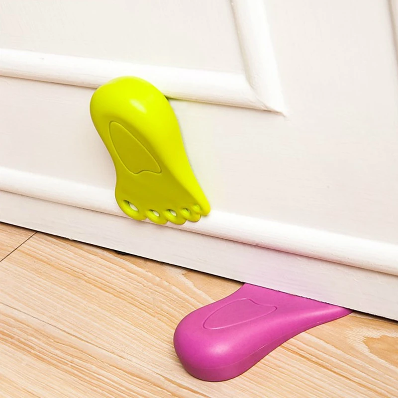 Protector for Baby Home Decor Cartoon Foot Finger Safety Lock Holder Window Buffers kitchen bathroom stopper 5