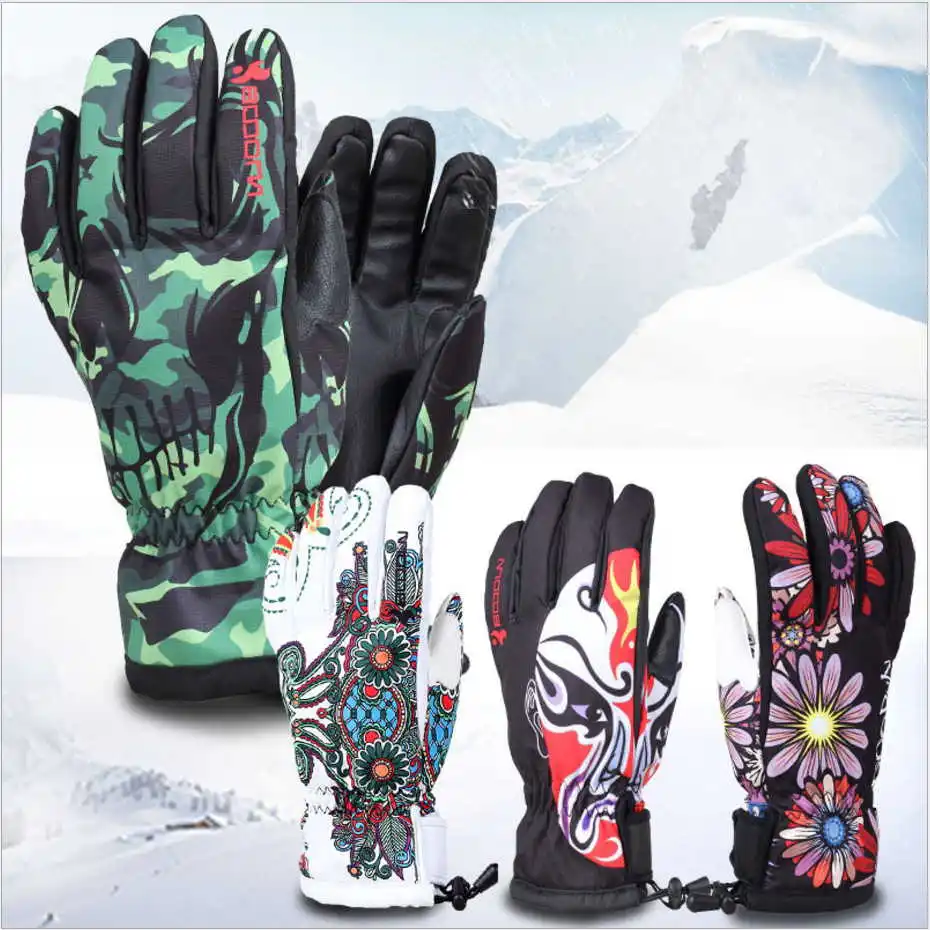 Prix pour Boodun Professionnel Chaud gants de ski Imperméable snowboard gant Coupe-Vent ski handschuhe gants womenMen guanti sci esqui hombre Prix pour Boodun Professionnel Chaud gants de ski Imperméable snowboard gant Coupe-Vent ski handschuhe gants womenMen guanti sci esqui hombre