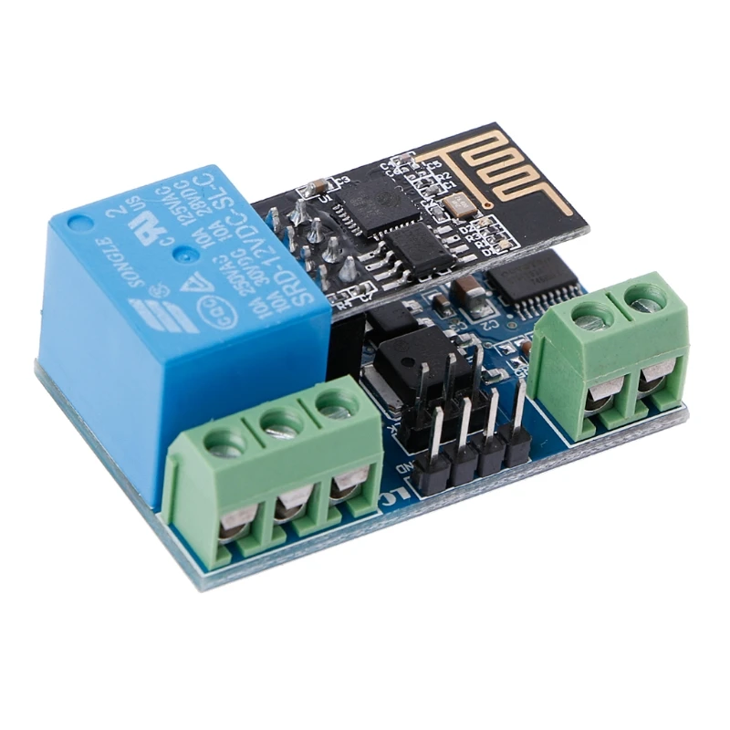 

OOTDTY DC 12V ESP8266 2Bit WIFI Relay Module IOT Intelligent Home Mobile APP Remote Control Switch
