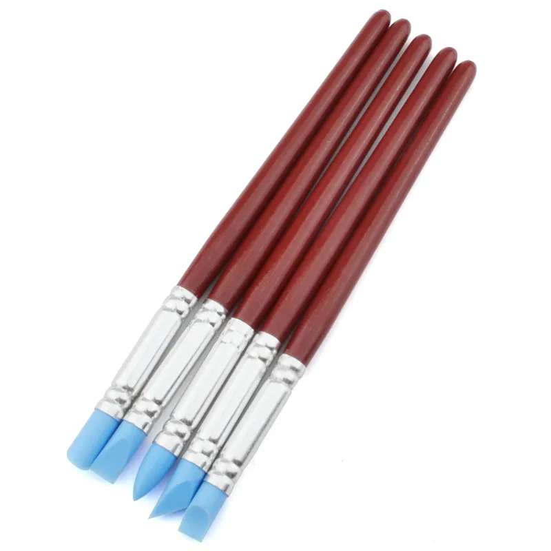 OBRKING 5PcsSet Silicone Cake Decorating Pen Chocolate