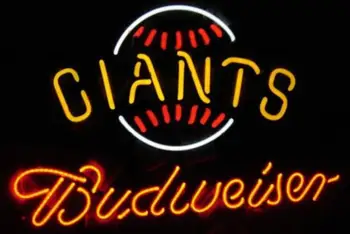 

Business Custom NEON SIGN board For Baseball San Francisco Giants REAL GLASS Tube BEER BAR PUB Club Shop Light Signs 16*13"
