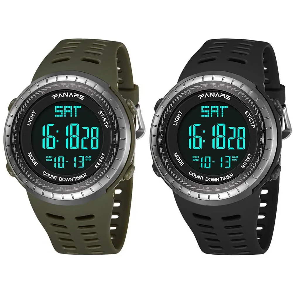 

Luminous Alarm Calendar Waterproof Men Multiuse Digital Display Wrist Watch digital watch