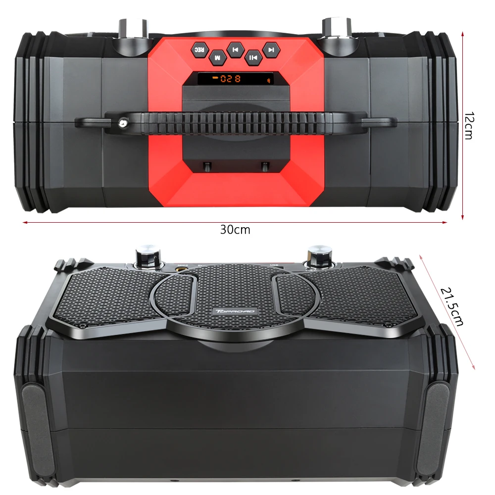  TOPROAD Big Power 30W Bluetooth Speaker Bass Portable Wireless Speakers Soundbox Support Remote Con