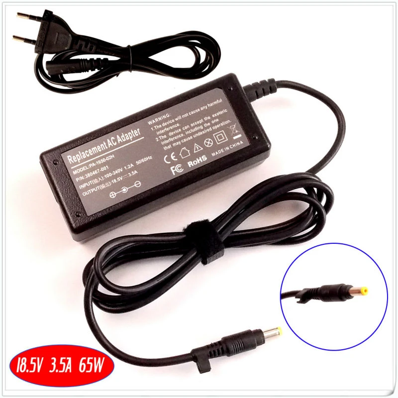 For Hp Compaq Presario V3000 V3100 V3200 V3300 V3400 Laptop Battery Charger Ac Adapter 18 5v 3 5a 65w Adapter Dual Sim Card Adapter Dvb Tadapter Laptop Aliexpress