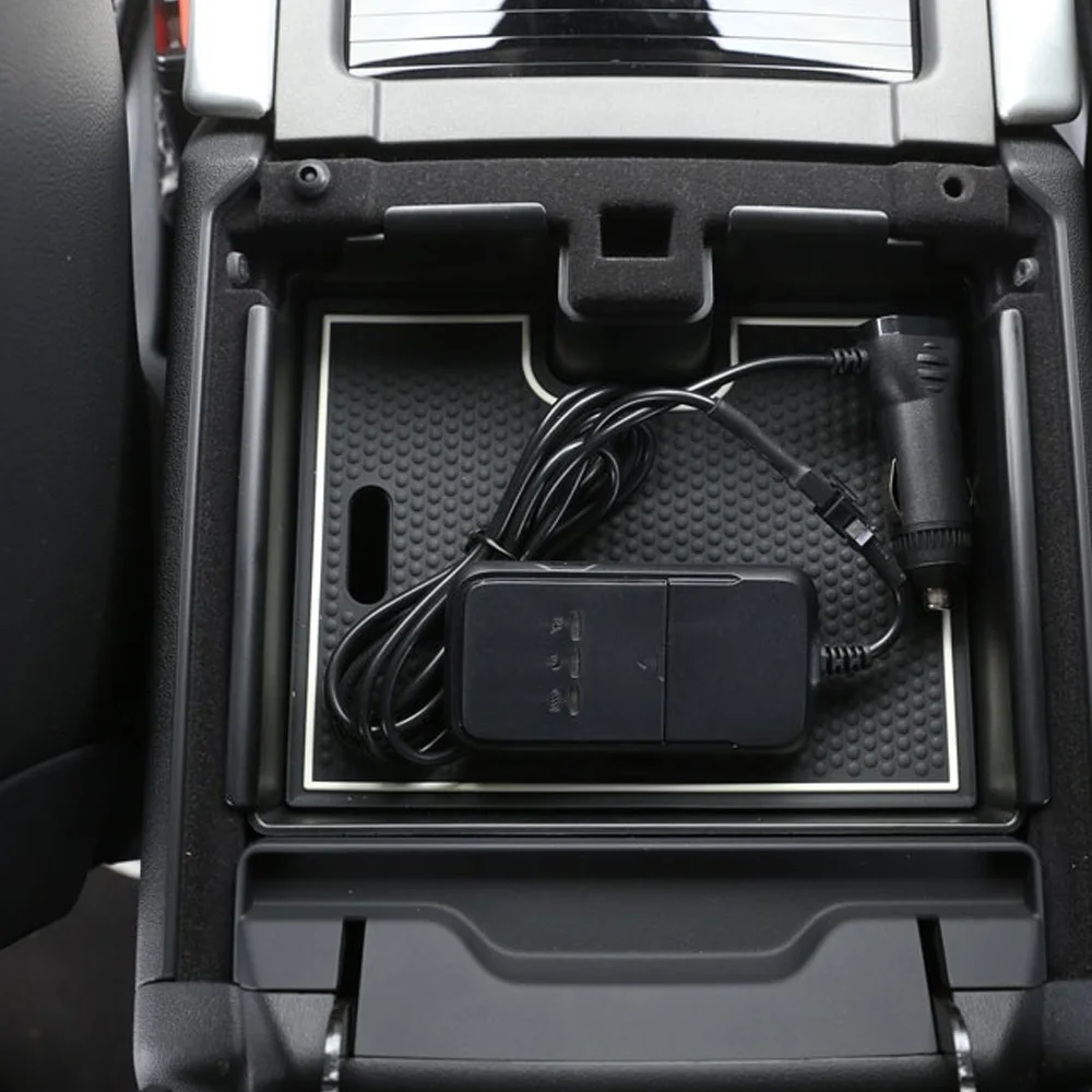 Ящик для хранения в подлокотнике автомобиля Автомобильный Органайзер держатель лоток для Land Rover Range Rover Evoque 2012- аксессуары для стайлинга автомобилей