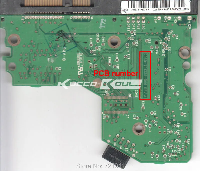 

HDD PCB logic board circuit board 2060 701335 006 for 3.5 inch SATA hard drive repair hdd date recovery