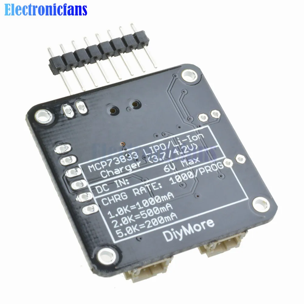 MCP73833 USB литий ионное зарядное устройство 5 В линейная зарядка Lilon Lipo Модуль платы