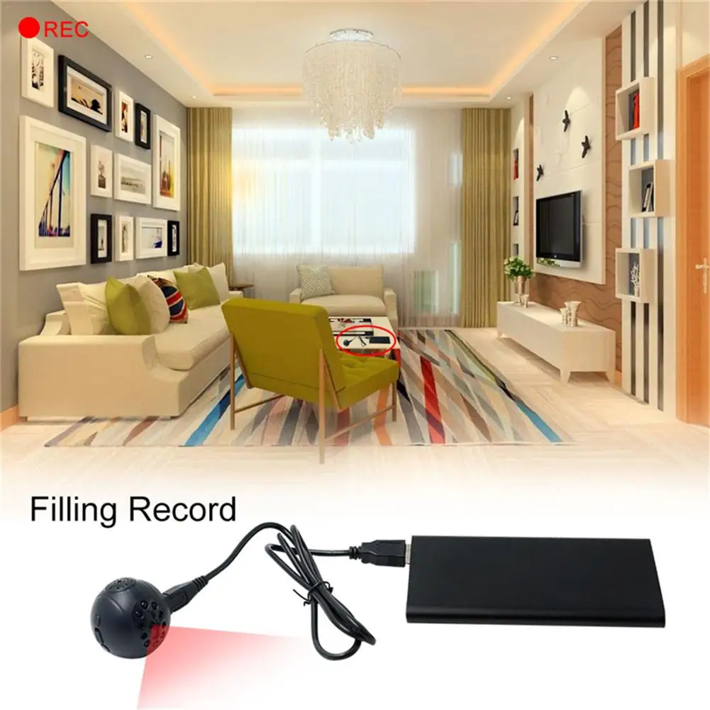 

Mini DV DVR 1080P Camera Nanny Full HD Panoramic 360 Degree Night Vision Video Voice Recorder Micro Camcorder