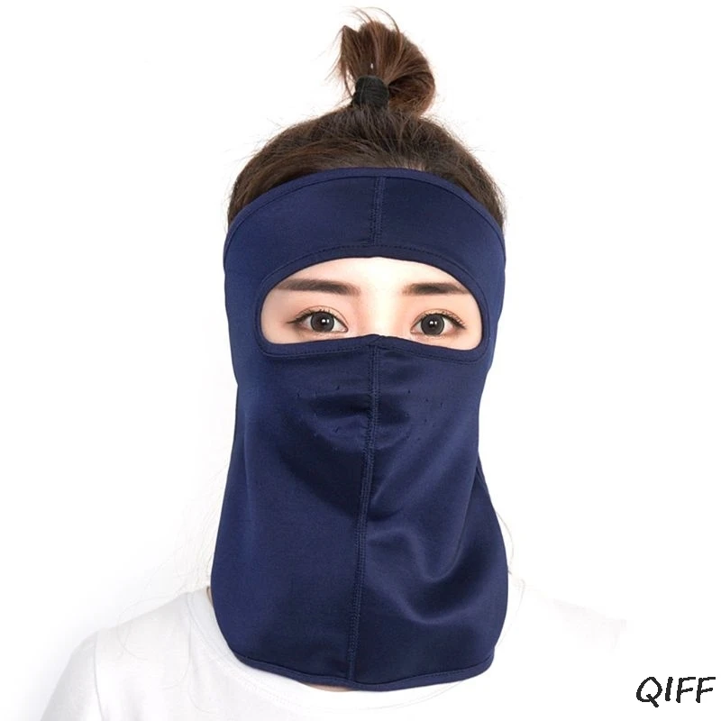 1 шт. унисекс быстросохнущая маска с защитой от УФ-покрытия солнцезащитный Велоспорт прохладный шелк дыхательные маски защита шеи