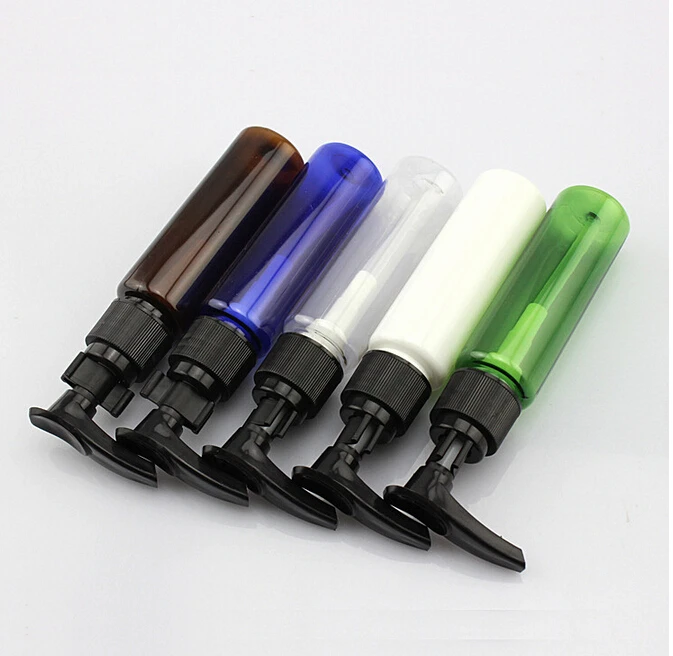 10PCS/Lot 30ml Reusable shower gel or cleaner pump container with Flat Shoulders and beak Skin