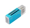 1pcs Card Reader Tiny USB 2.0 All In 1 Multi Memory Card Reader Adapter For Micro SD SDHC TF M2 MMC 2 Colors ► Photo 3/6