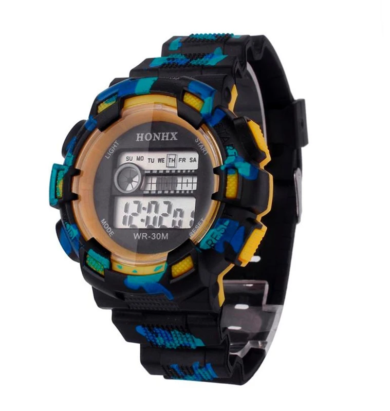 

Fashion Digital Watches Mens Brand Montre LED Date Clock 2019 Sports Men Rubber Strap Watches Men's Military Wrist Watch #Zer