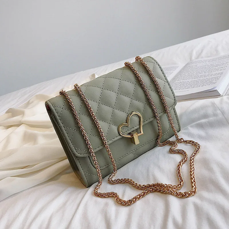 

Female Crossbody Bag For Women 2019 Quality PU Leather Luxury Handbag Designer Sac Main Ladies Heart Lock Shoulder Messenger Bag