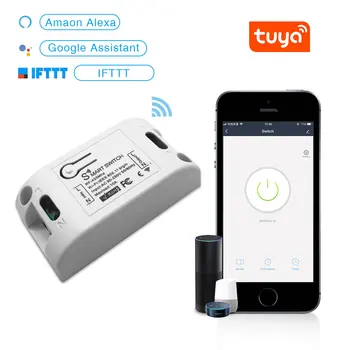 

EACHEN DIY smart home Switch Wifi+433RF onoff curcuit breaker using Tuya Smartlife APP
