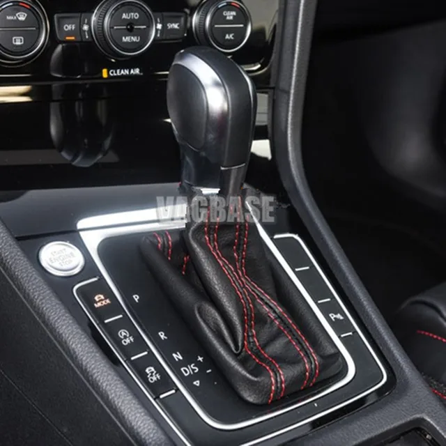 Golf R Golf DSG Genuine leather red stitch Gear Shift knob For Golf 7 R