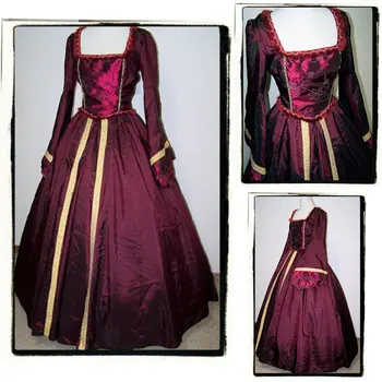 

1860S Victorian Corset Gothic/Civil War Southern Belle Ball Gown Dress Halloween dresses CUSTOM MADE R525