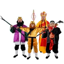 Китайская древняя классическая история сценические костюмы XI YOUXI Monkey King/Тан Сен/ша Шень ролевые игры для женщин/мужчин/детей