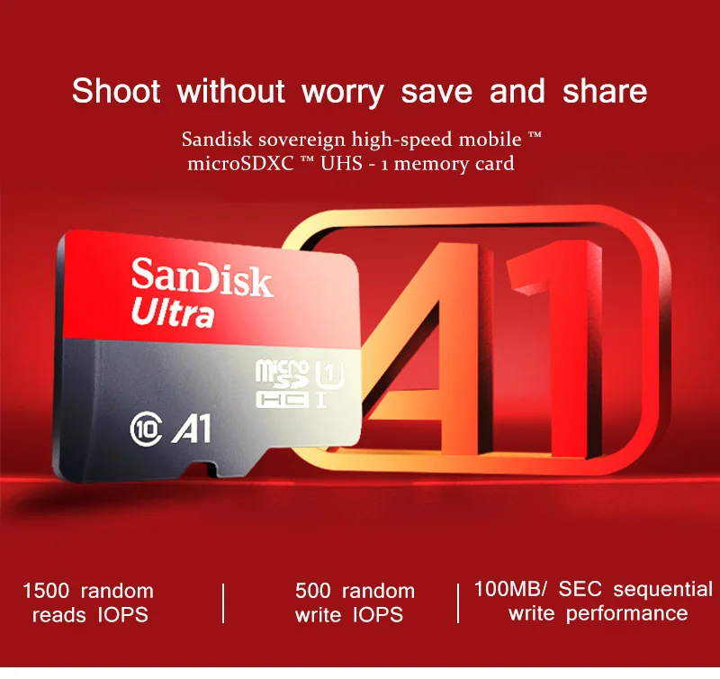 100% Оригинальные карта памяти SanDisk 8 GB 16 GB 32 GB micro sd card 64 GB 128 GB 200 GB tarjeta microsd 32 GB 256 GB 400 GB Мини карта памяти TF