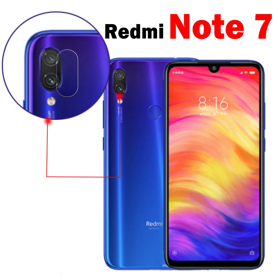 

xaomi redmi note 7 camera glass protective on for xiaomi red mi 7 note7 7note 7not not7 safety Camera film resmi remi xiami lens