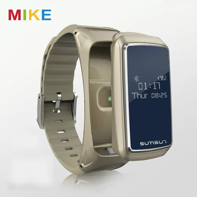 

Smart Watch B7 Bluetooth Headset 2 In 1 Answer Phone Listen To Music Heart Rate Monitor Step Fashion Bracelet Gift